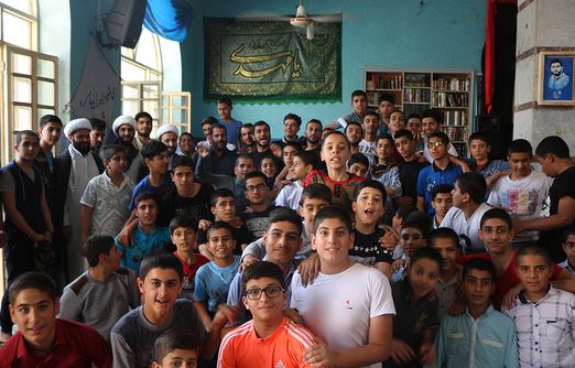 اعتکاف رمضانیه طلاب مدرسه امام محمد باقر(ع) شهرستان نظرآباد