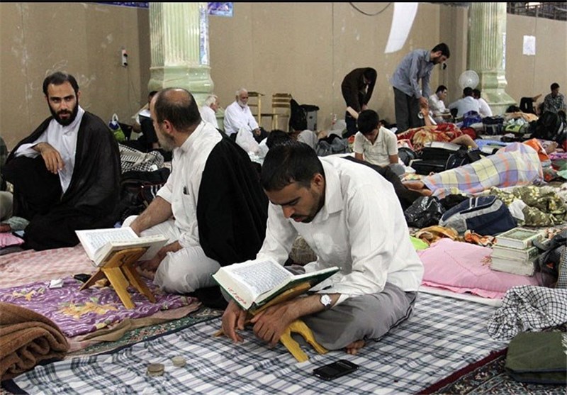 برگزاری آیین اعتکاف در مسجد دانشگاه علوم پزشکی بجنورد