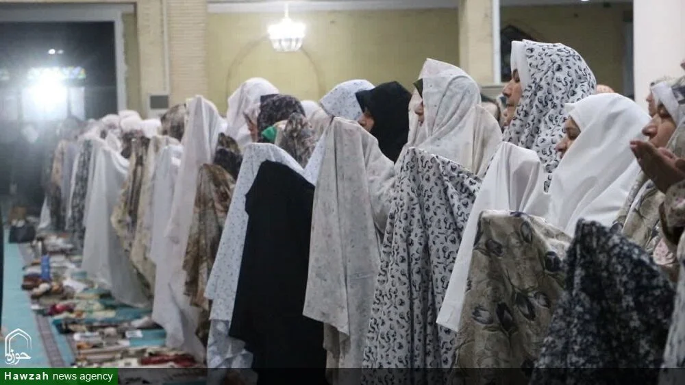 مراسم معنوی اعتکاف بانوان در ارومیه