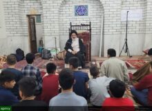 حضور نماینده ولی فقیه در خوزستان در جمع معتکفین