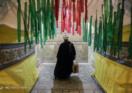 ورود معتکفین به مسجد امام حسن عسکری (ع) قم