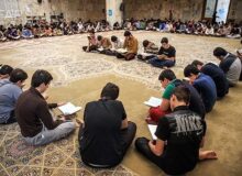 برگزاری مراسم اعتکاف دانش آموزی در بادرود