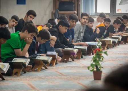 معتکفین نوجوان در شهرستان خمین