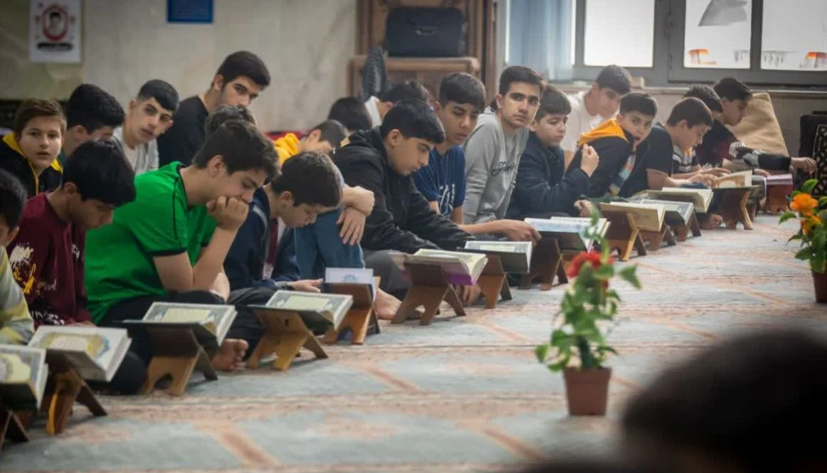 معتکفین نوجوان در شهرستان خمین