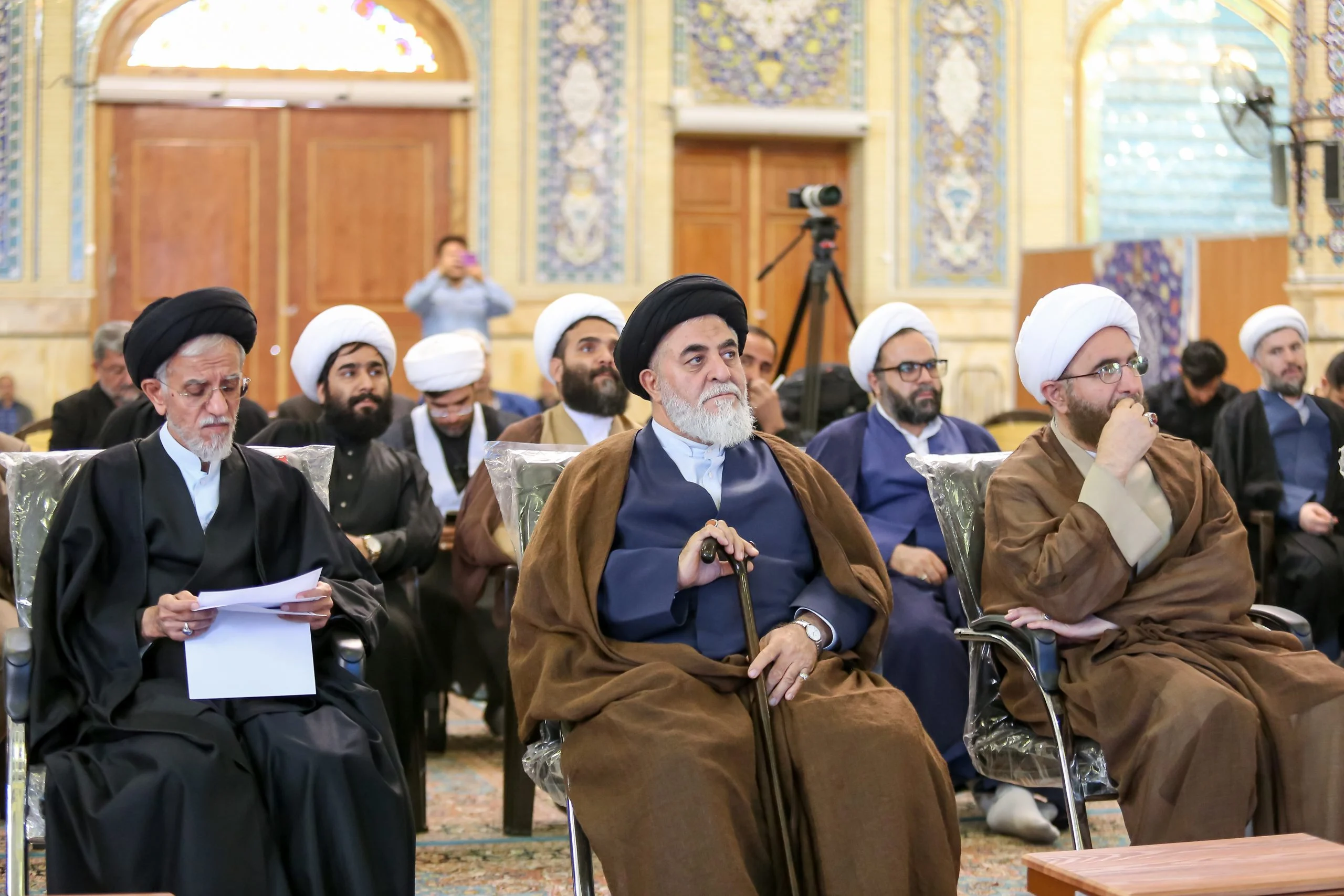 دومین گزارش تصویری از افتتاحیه نهمین هم‌اندیشی راهبری اعتکاف سراسر کشور در مسجد مقدس جمکران