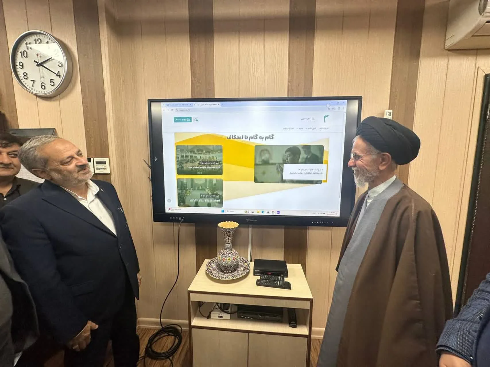 رونمایی از سامانه «اعتکاف نوجوانی» ستاد مرکزی اعتکاف با حضور وزیر آموزش‌ و پرورش