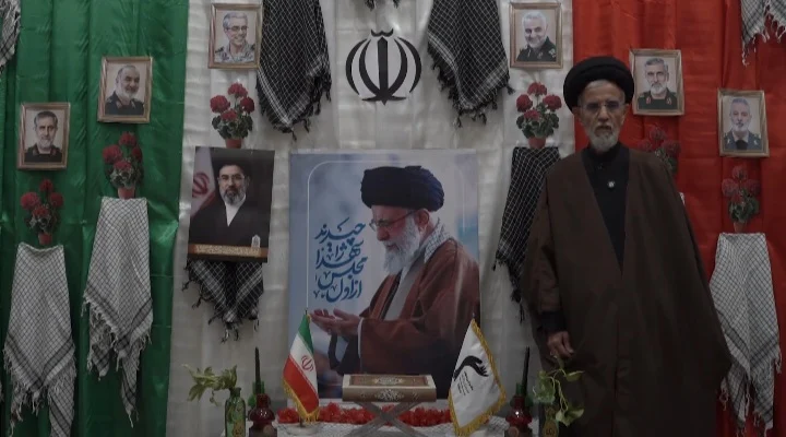 اعلام بیعت رئیس ستاد مرکزی اعتکاف با سومین رهبر انقلاب اسلامی ایران